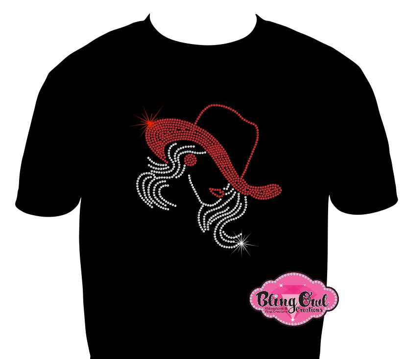 cowgirl shirt design rhinestones sparkle bling