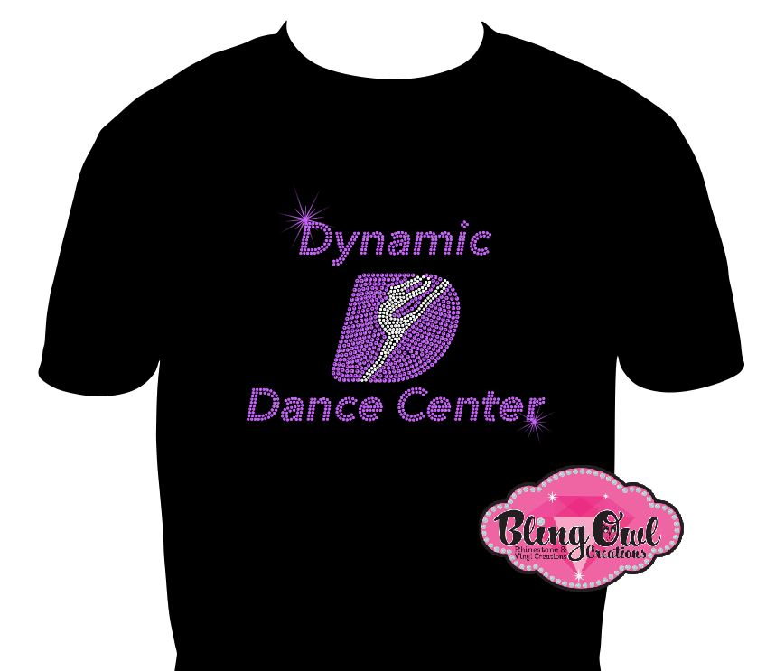 Dynamic Dance Large Logo (Rhinestone Design)