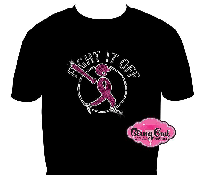 fight_it_off design shirt baseball glamvibes rhinestones sparkle bling