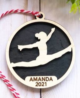 Gymnastics Girl Ornament