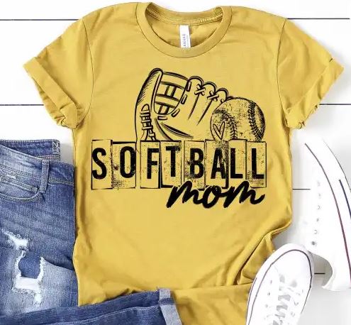Glove Softball Mom - Specialty Tee