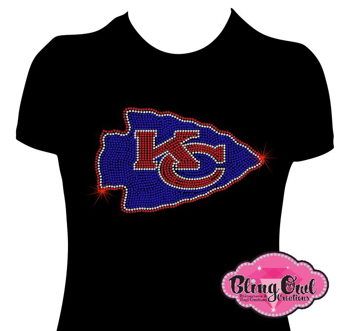 KC Chiefs Custom-made Vinyl T-shirt size Large for Sale in