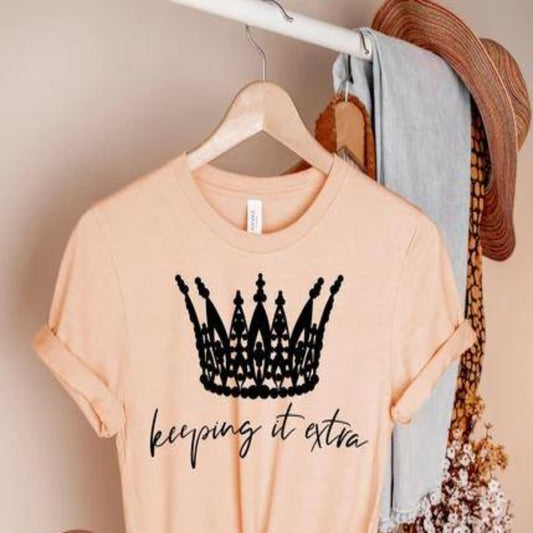 keeping_it_extra_with_crown specialty tee casual tops everyday wear comfortable tshirt