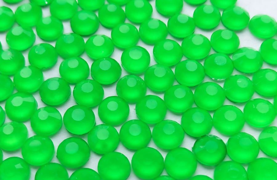 luxe_glass limegreen rhinestones sparkle bling