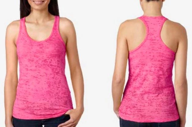 Burnout Tank Fitness Designs only (Rhinestone Design)