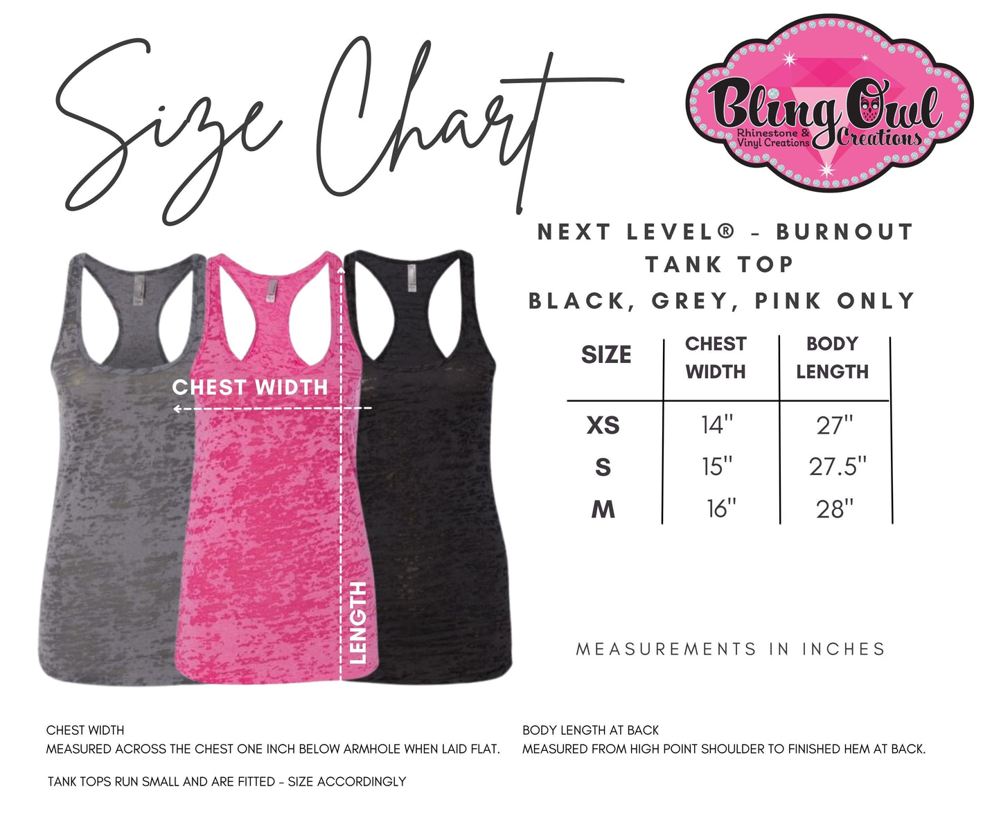 Burnout Tank Fitness Designs only (Rhinestone Design)