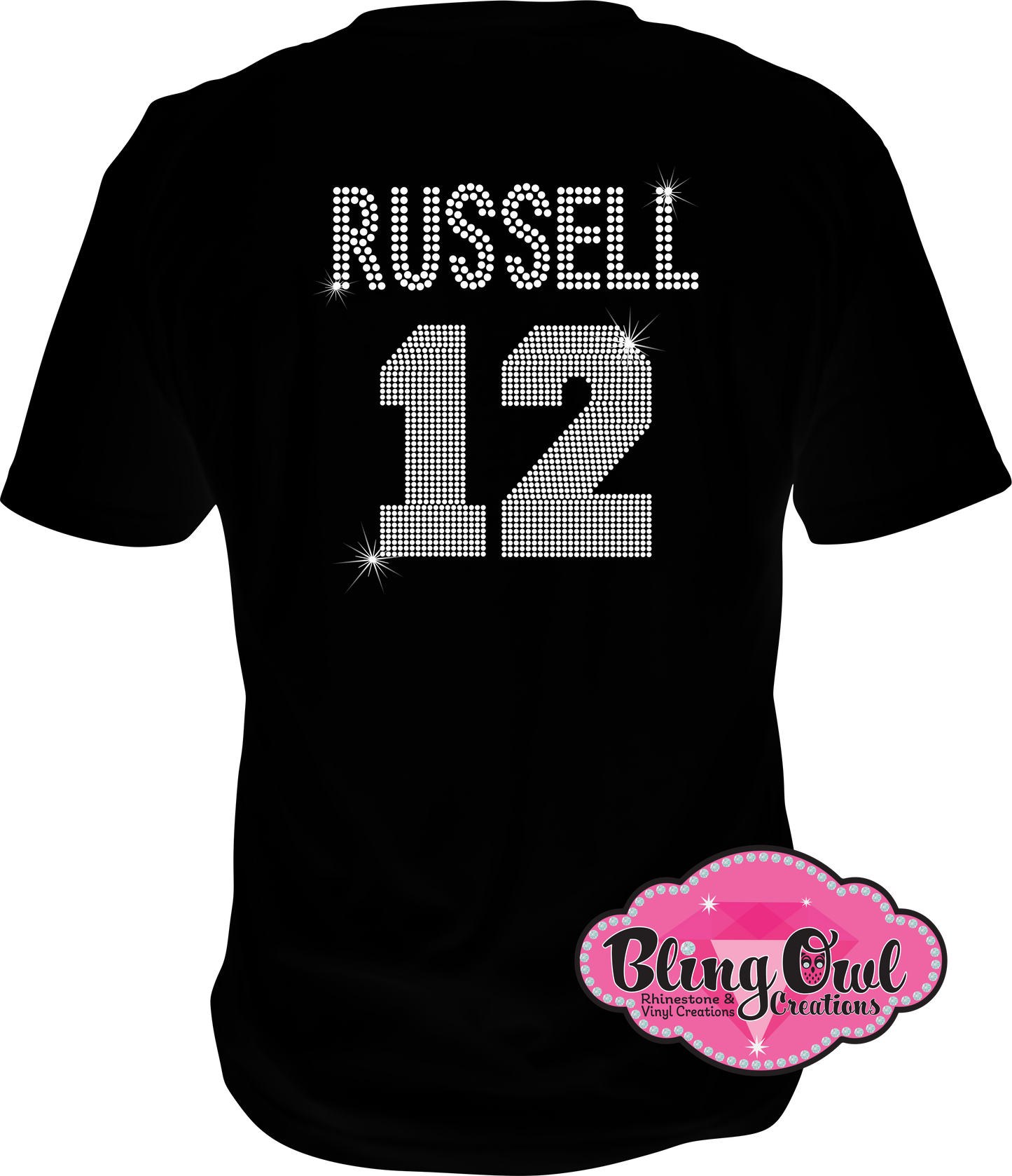 atlantic_shores spirit_wear name and number rhinestones sparkle bling