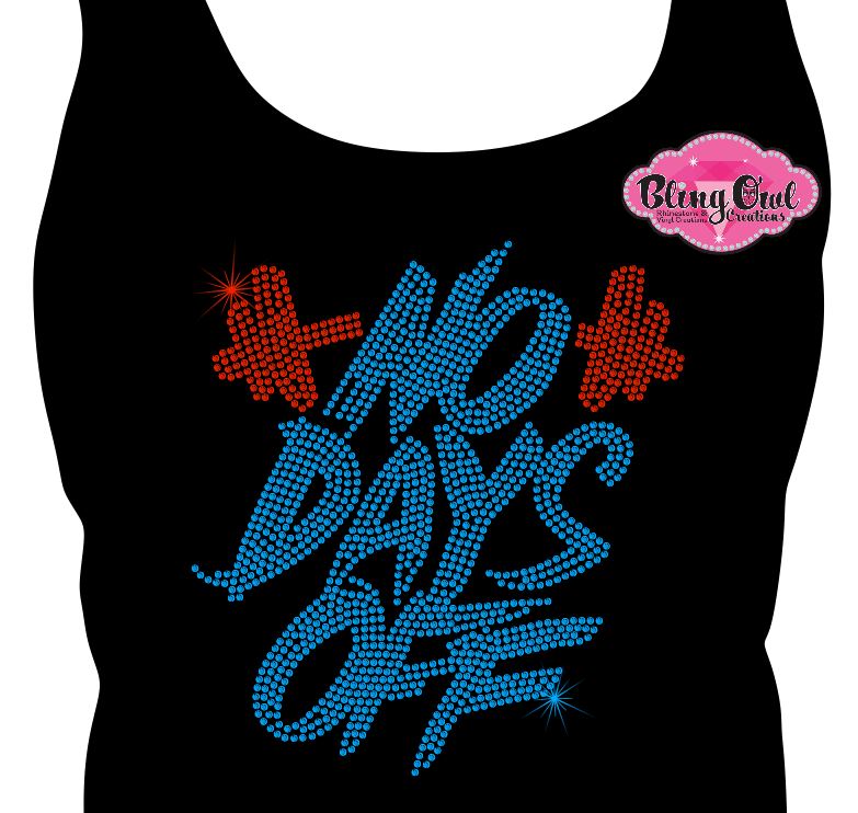 Burnout Tank Fitness Designs only (Rhinestone Design)