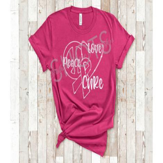 love_peace_cure specialty tee casual shirt comfortable tshirt everyday tops