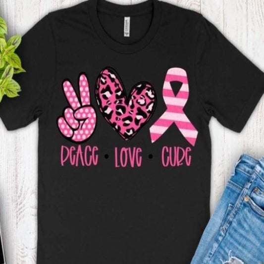 peace_love_cure specialty tee casual shirt comfortable tshirt everyday tops