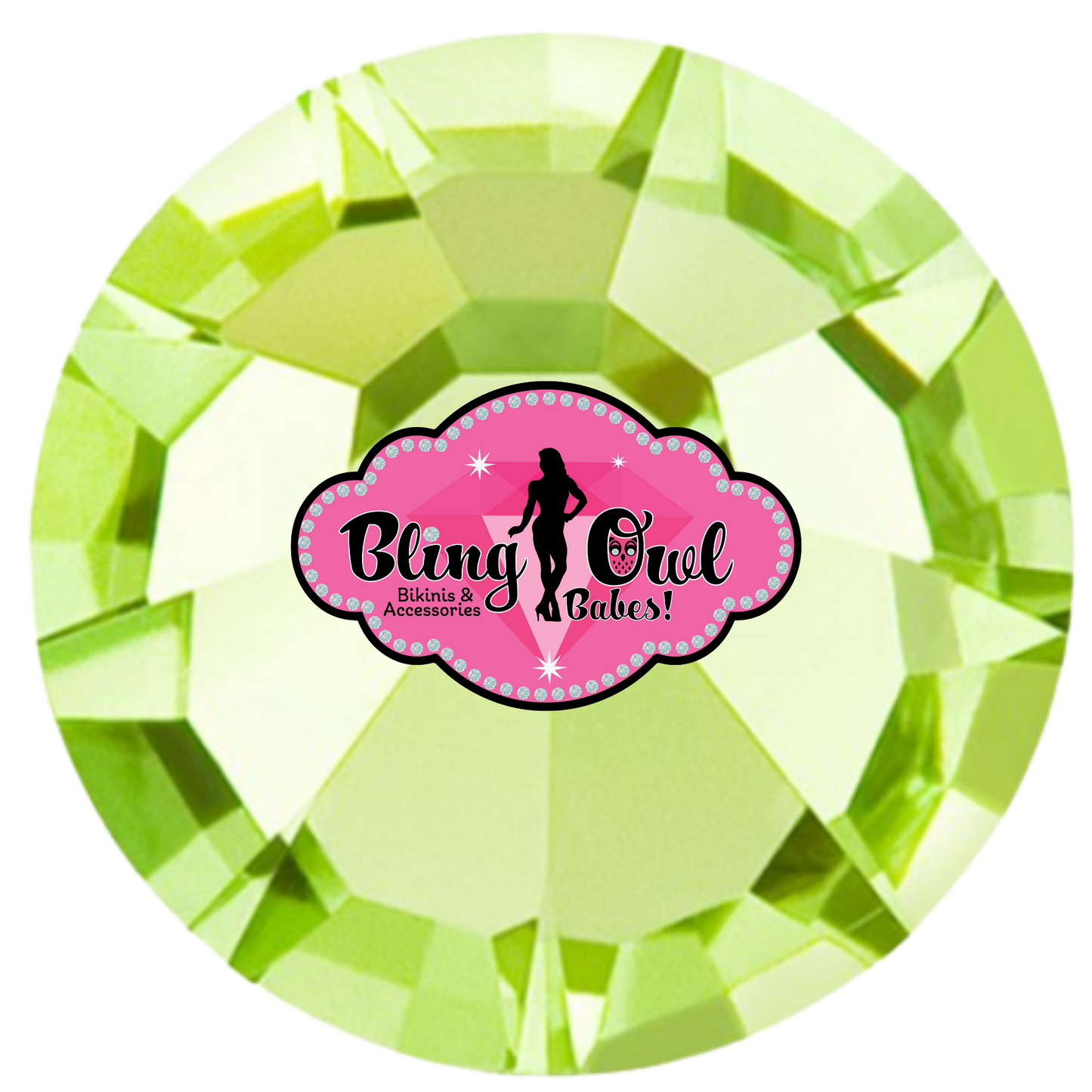 Preciosa Rhinestones - Limecicle