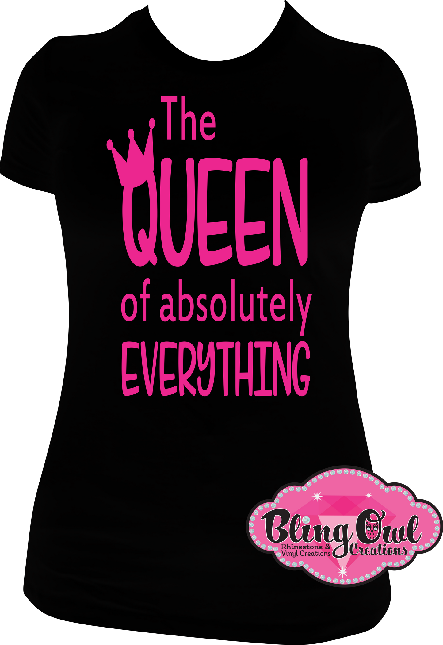 queen_crown_everything vinyl design rhinestones sparkle bling
