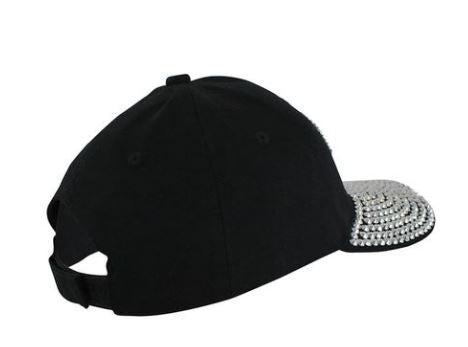 softball_mom_hat_bling Hat_with_rhinestones softball_love_sparkles timeless_and_trendy accessories classic_and_chic cap for bling_babes_bling_mama