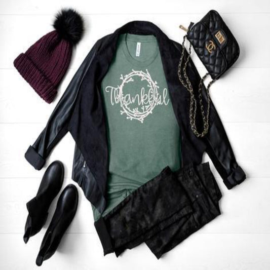 thankful_speicalty tee casual shirt comfortable tshirt everyday wear