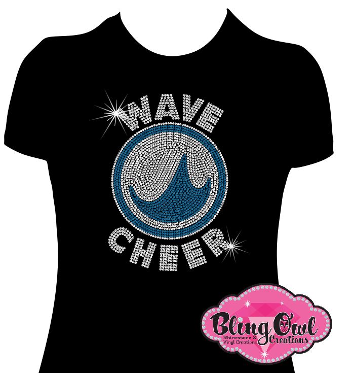 wave_cheer_team_shirts cheerleading_uniforms rhinestone_cheer_shirts school_spirit_cheer_team cheer_bling_apparel team_spirit_wear school_spirit_sparkles trendy_cheer_shirts cheerleading_merchandise cheerleader_gifts