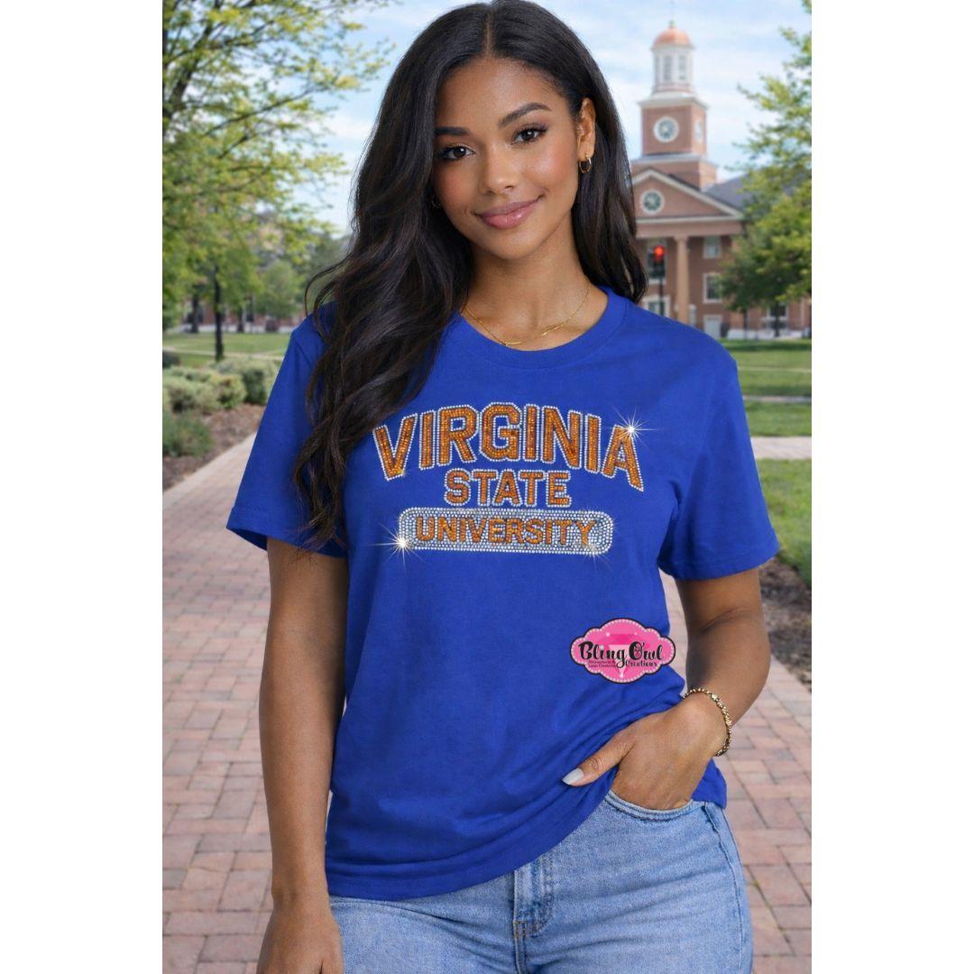 VSU Virginia State Arch Scoop Neck Unisex Tee