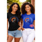 VSU Circle Logo Scoop Neck Womens Fitted