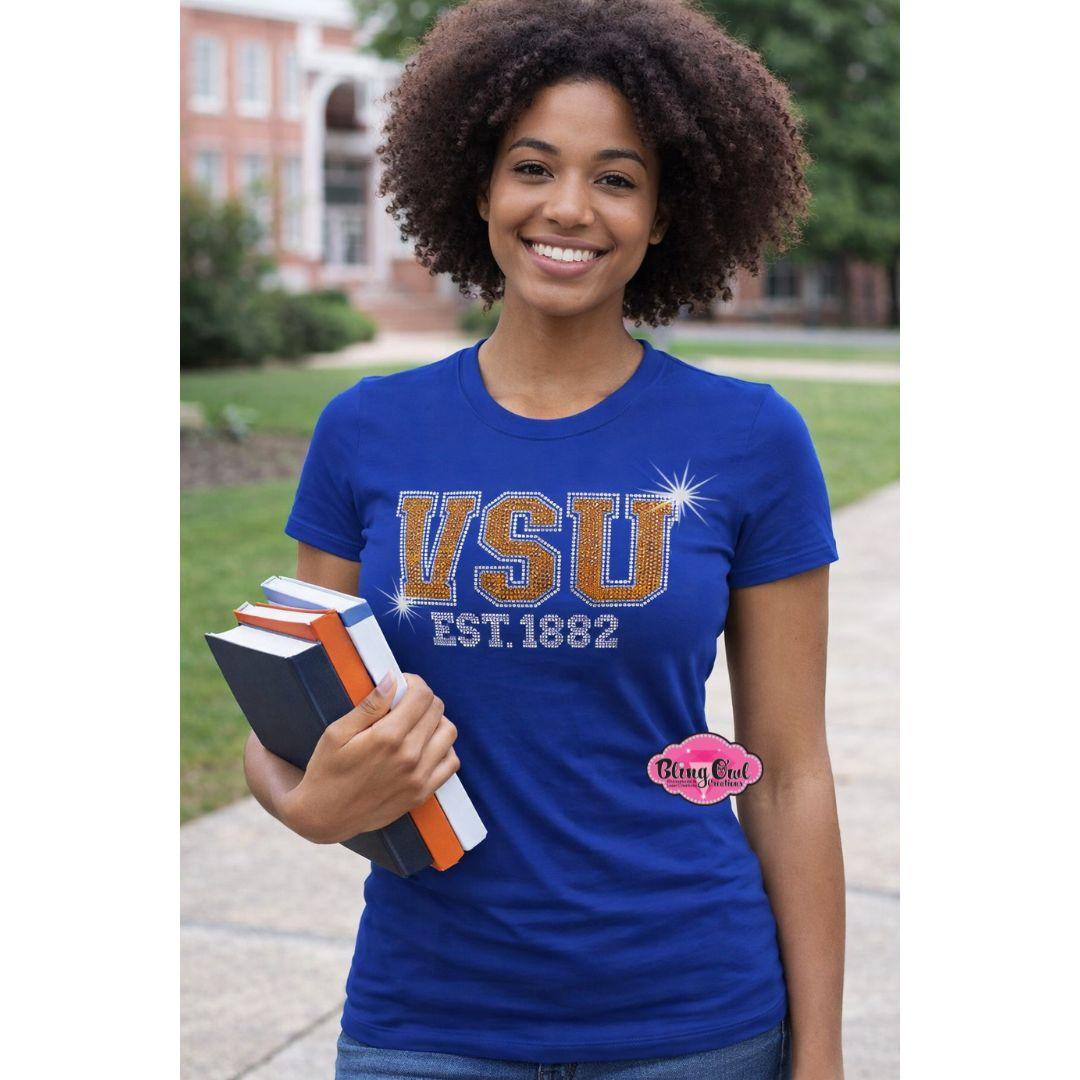 VSU Est 1882 Scoop Neck Womens Fitted