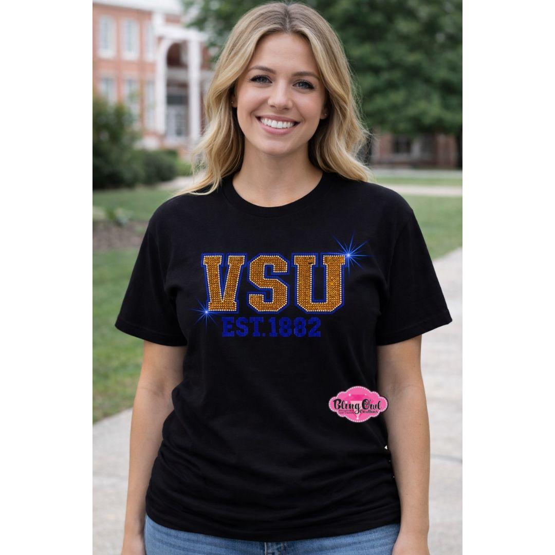 VSU Est 1882 Scoop Neck Unisex Tee