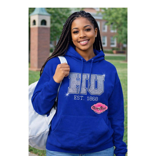 HU Initials Block Sweatshirt