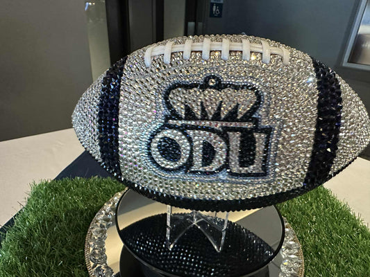 ODU Custom Bling Football
