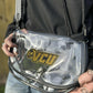 VCU Oval Clear Crossbody Purse with Bling Logo