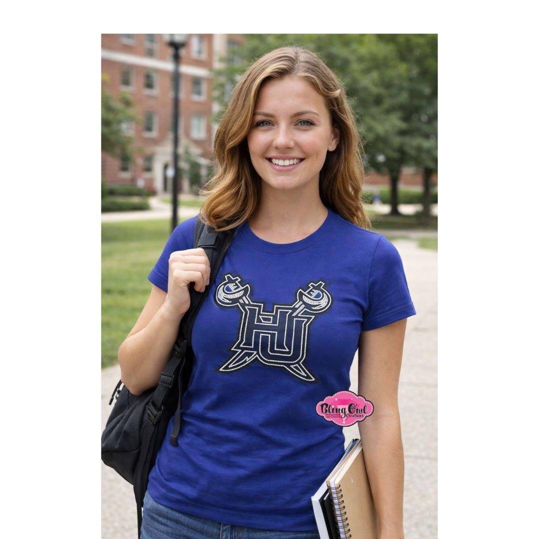 HU Hampton Cutlass Scoop Neck Womens Fitted
