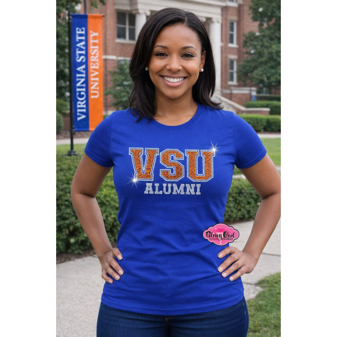 VSU Alumni Scoop Neck Womens Fitted