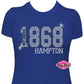 HU Hampton 1868 Scoop Neck Womens Fitted