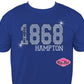 HU Hampton 1868 Scoop Neck Unisex Tee