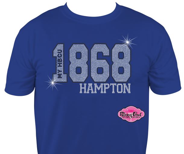 HU Hampton 1868 Scoop Neck Unisex Tee