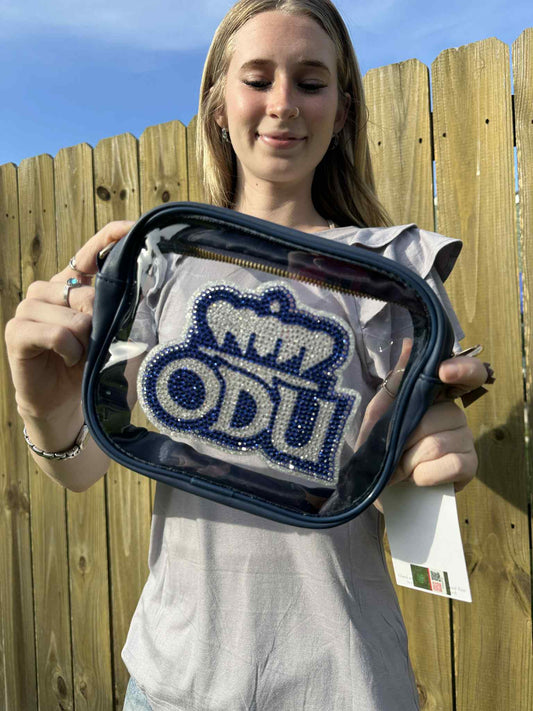 ODU Logo Clear Crossbody Purse