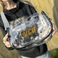 VCU Oval Clear Crossbody Purse with Bling Logo
