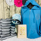 Gray Stripe Pocket Travel Bag