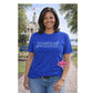 HU Hampton University Small Scoop Neck Womens Fitted