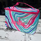 Multi color Wavy Travel Bag Case