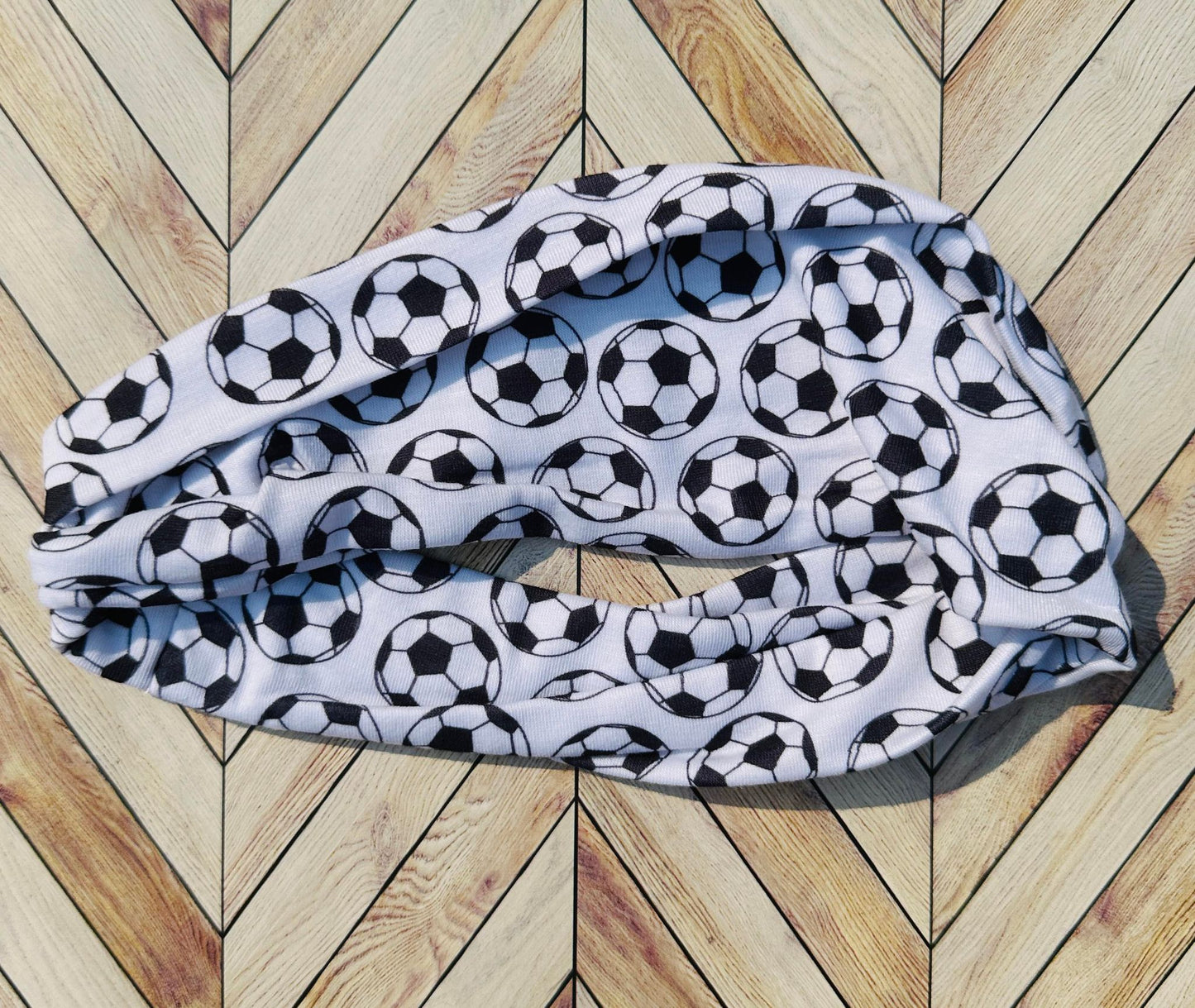 Soccer Ball Fabric Headband
