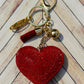 Red Heart Bling Key Chain