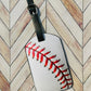 Baseball Luggage Tag
