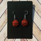Basketball Bling Dangle Earrings
