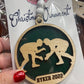 Wrestling Boy Ornament