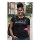 HU Hampton University Small Scoop Neck Womens Fitted
