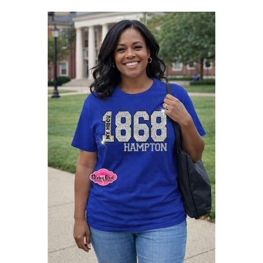 HU Hampton 1868 Scoop Neck Unisex Tee
