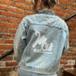 Denim Jacket with Pearls for Brides