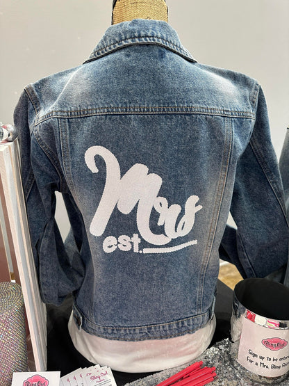 Denim Jacket for Brides (Fitted) (Sample)