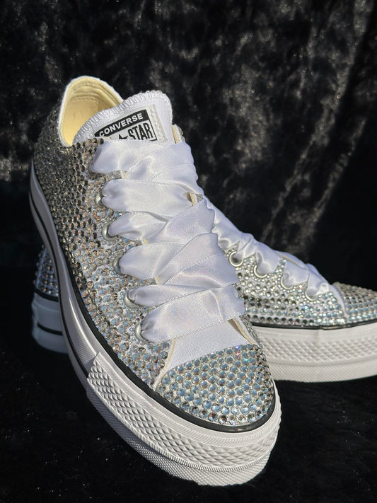 Bling Converse Low Top- Turnaround time is currently Jun 1st