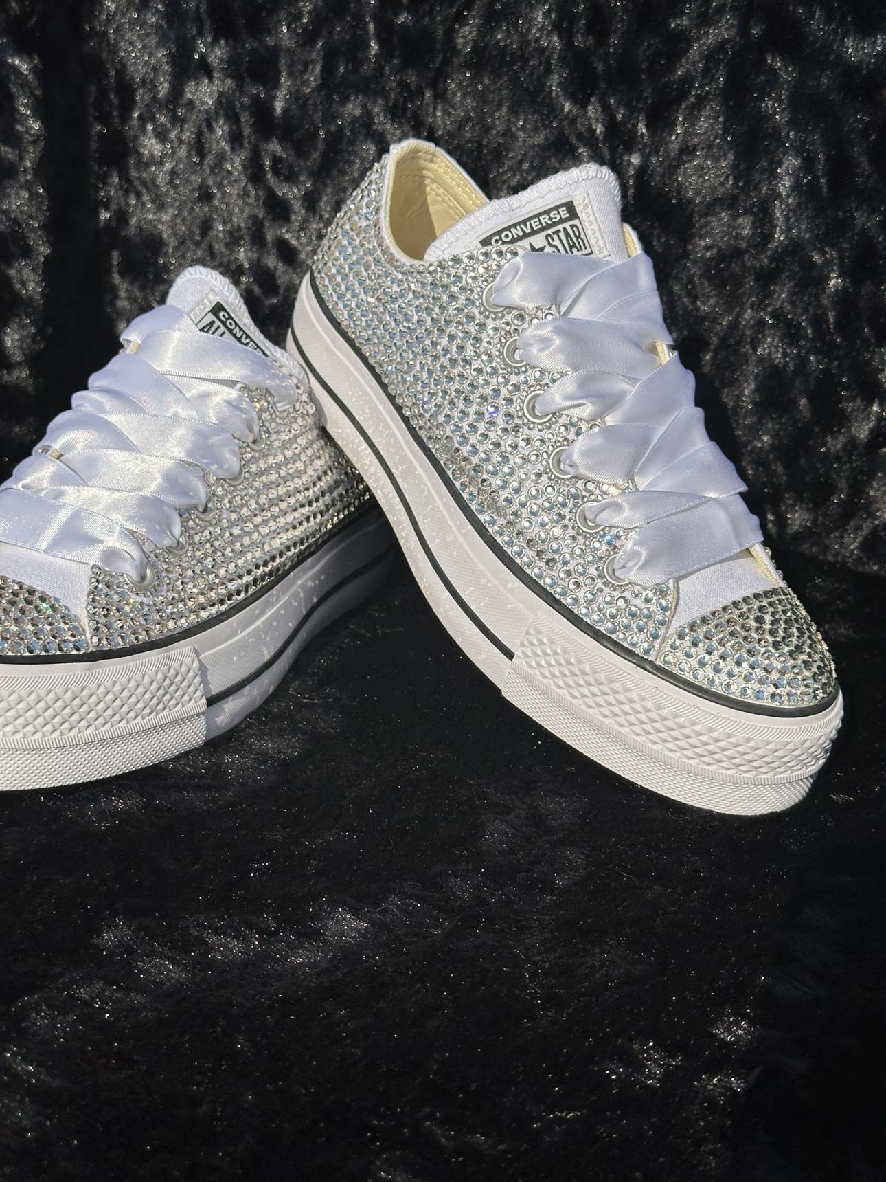 Bling Converse Low Top- Turnaround time is currently Jun 1st