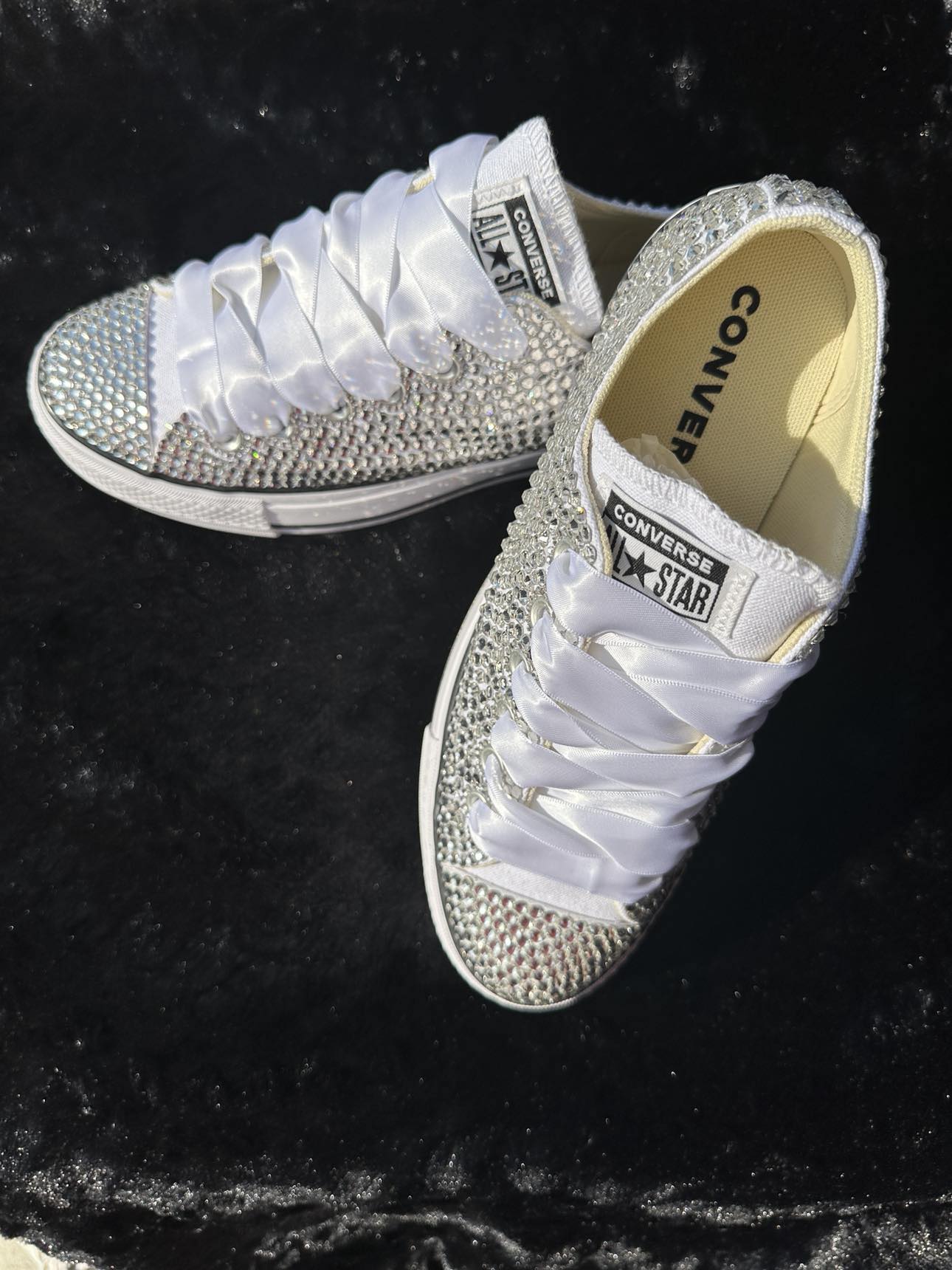 Bling Converse Low Top- Turnaround time is currently Jun 1st