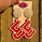 LU Acrylic Earrings- 2 Layer