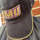 JMU Logo Bling Hat Black - Licensed